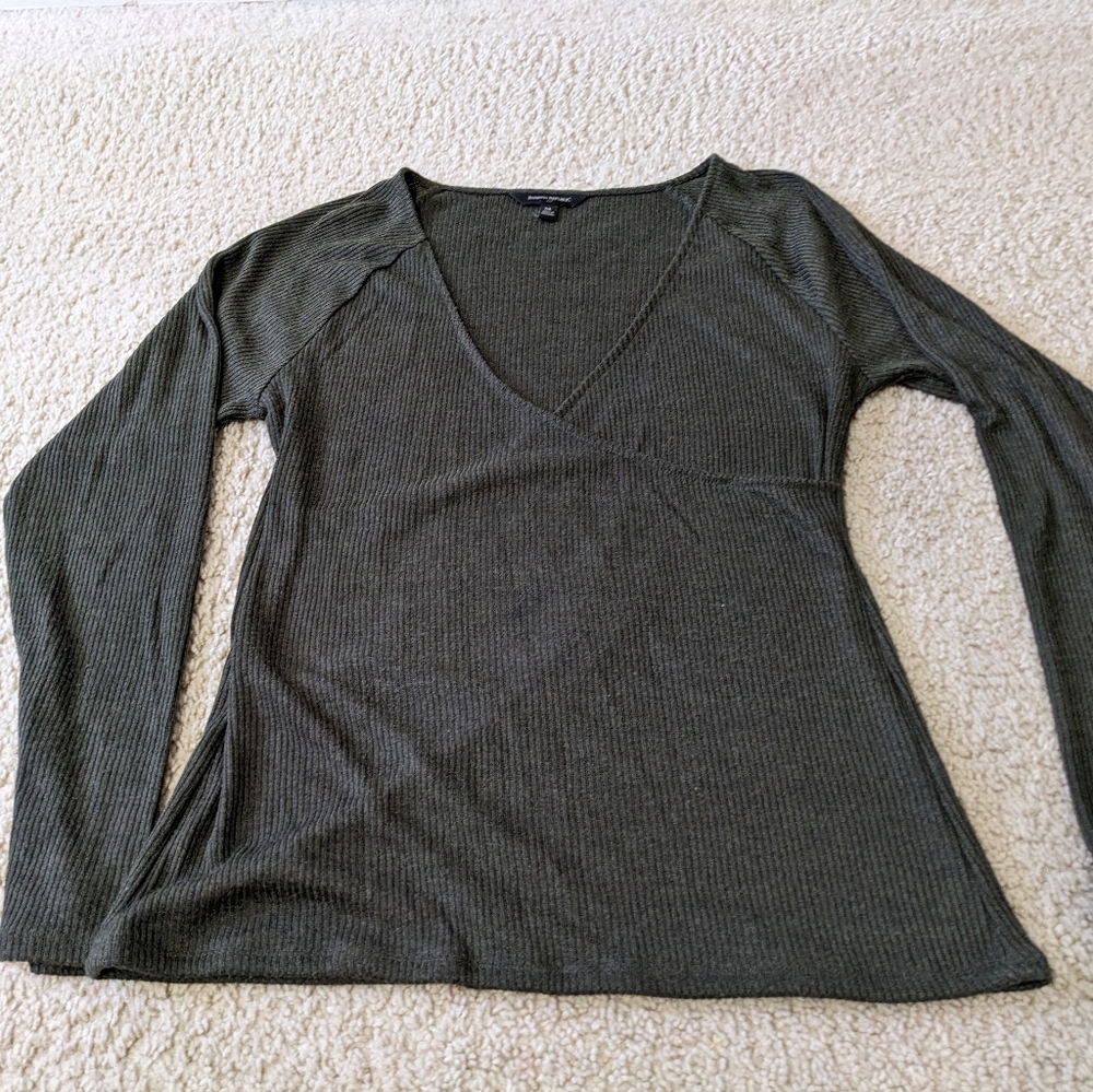 Banana Republic Faux Wrap Top